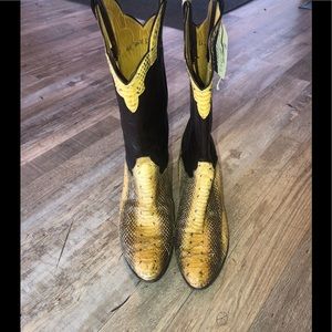 $65 Panhandle Slim Snakeskin Boots Women’s Size 9 1:2 B